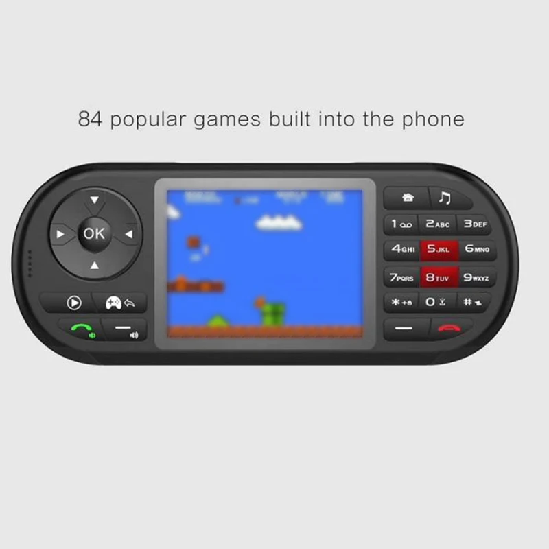 Игровая консоль мобильный телефон двойная sim-карта двойной режим ожидания супер игровая клавиатура Резервная аккумуляторная батарея с длительным сохранением заряда видео игра многофункциональная