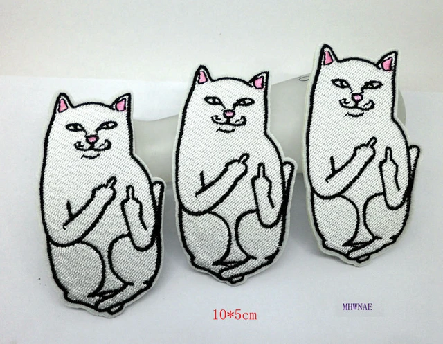 Mix3pcs Cute Cat Embroidered Iron On Sew On Patches For Clothing Applique  Garment Iron Patch Stickers Clothes Sewing Accessory - Patches - AliExpress