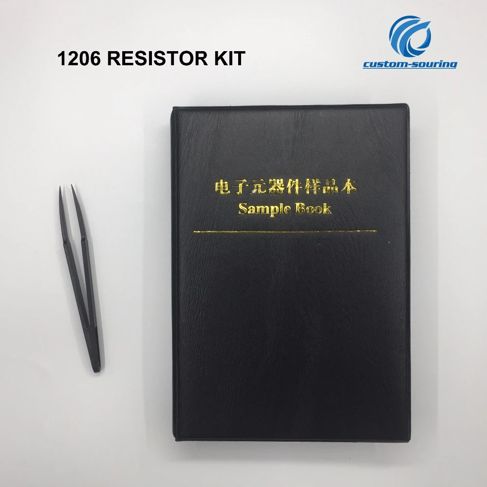 170 valores 8500pcs 1206 Smd Smt Resistor 5/% muestra Libro Surtido Kit