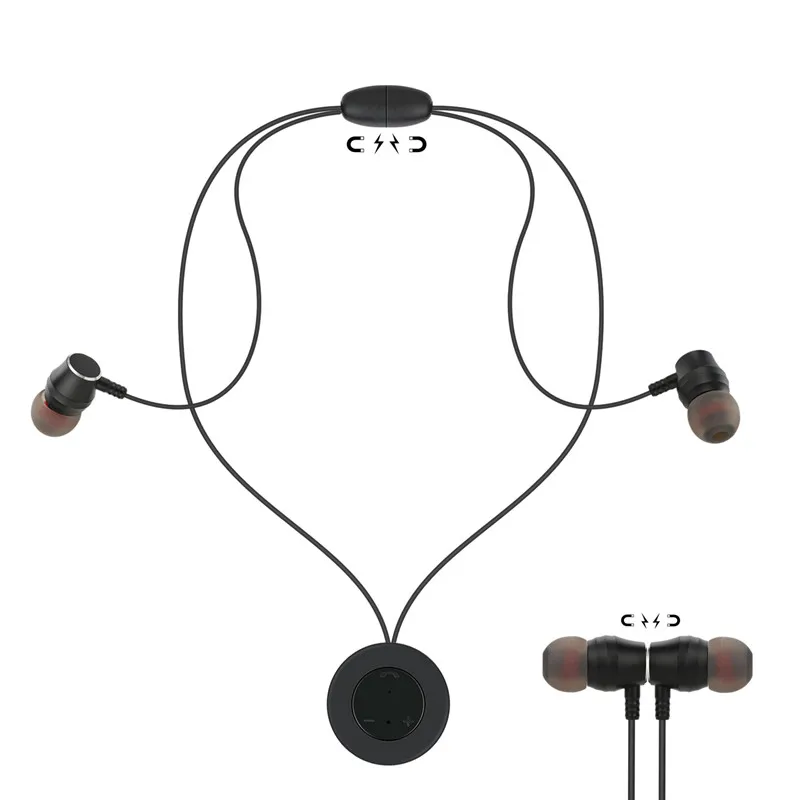 

Magnetic Bluetooth Earphones Necklace Sports Wireless Earphone Stereo handsfree Headset With Mic For Smart Phones