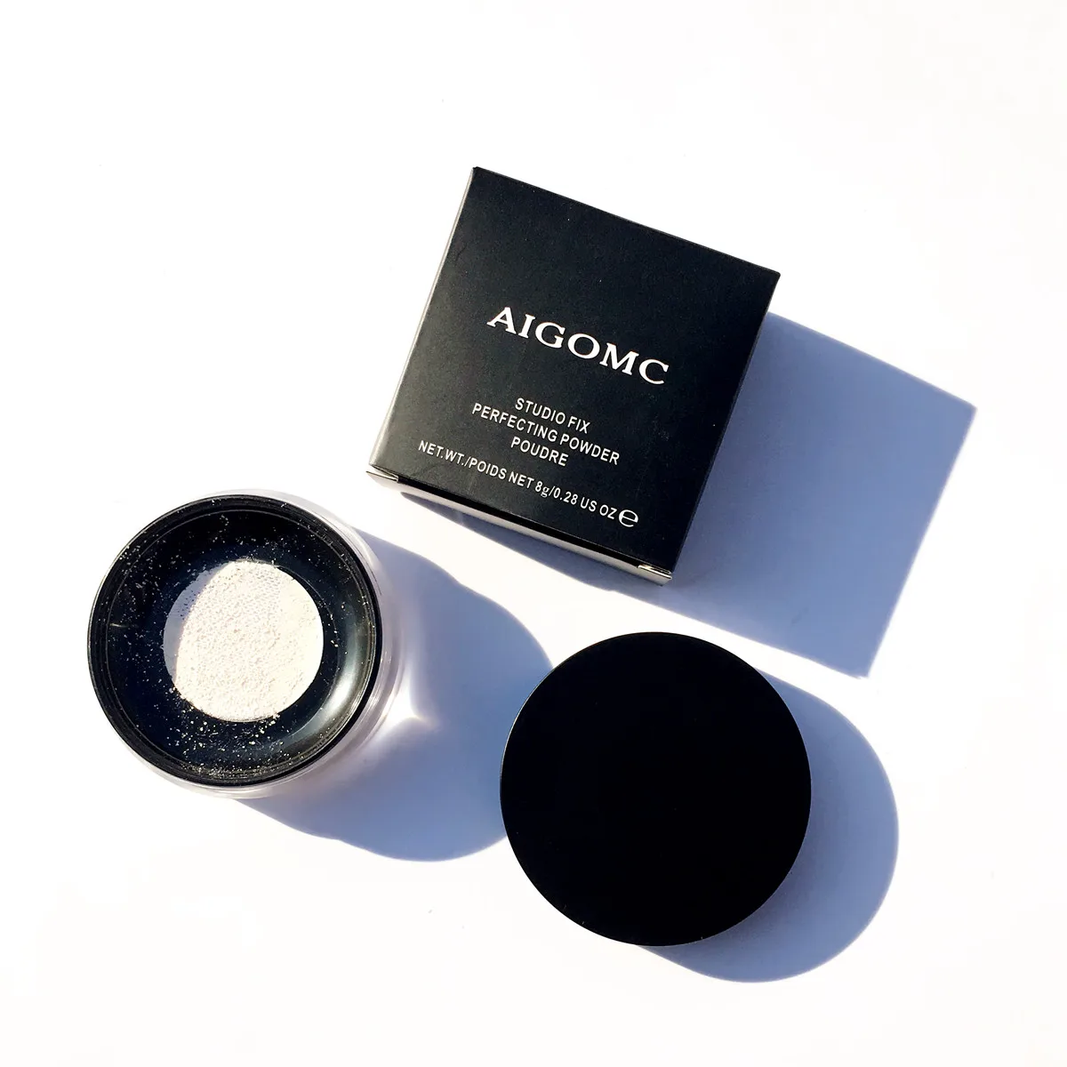 AIGOMC порошок Косметика для лица Smooth Loose Powder макияж Прозрачная отделка Водонепроницаемый Loose Powder