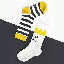 2016 new Crown striped baby socks boy girl infant toddler kids socks cotton children meias girls boys sock 0-4y