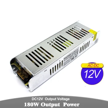 

Mini size DC Power Supply DC12V 15A 180W LED Driver Transformer 220V AC-DC SMPS for CCTV Camera Strip Modules Lamp