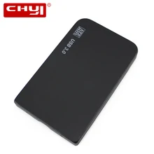 CHYI USB 3.0 HDD Case Hard Drive SATA External Enclosure for 2.5 inch Hard Disk Box with Portable Cable&Bag (Not including HDD)