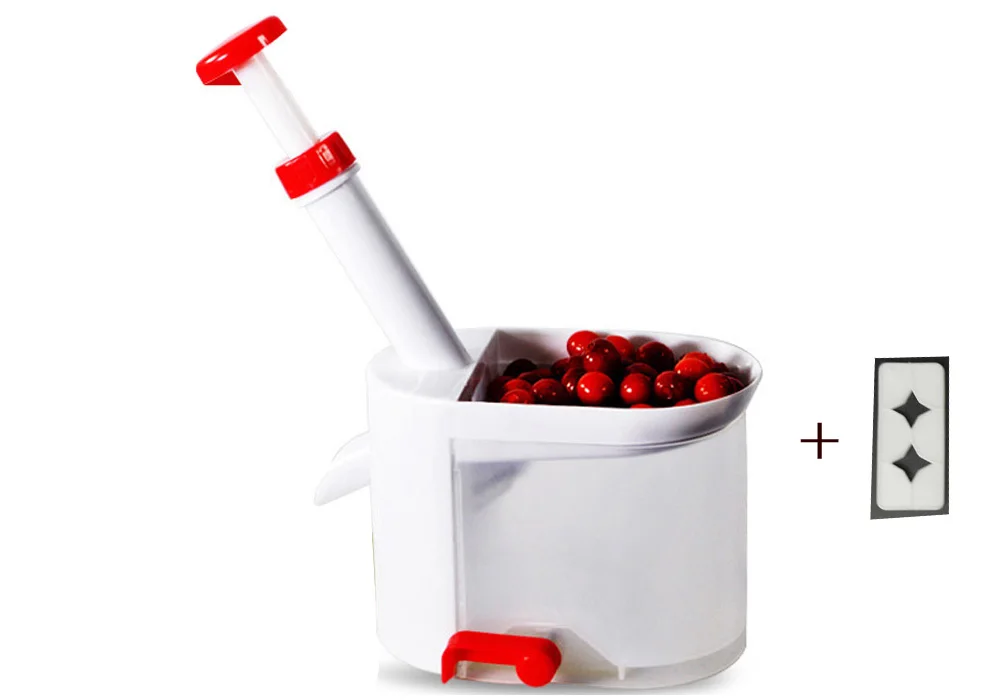 Машина для удаления сердцевины вишни с контейнером, кухонные гаджеты, инструменты, новинка, супер машина для удаления сердцевины из вишневого камня - Цвет: 1pcs pad