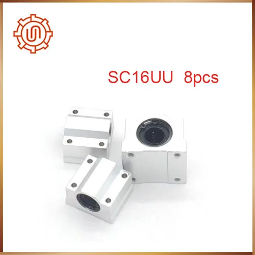 Free shipping 8pcs/lot SC16UU SCS16UU 16mm Linear Ball Bearing Linear Motion Bearing Slide Free Shipping free shipping12pcs lot oz826ln