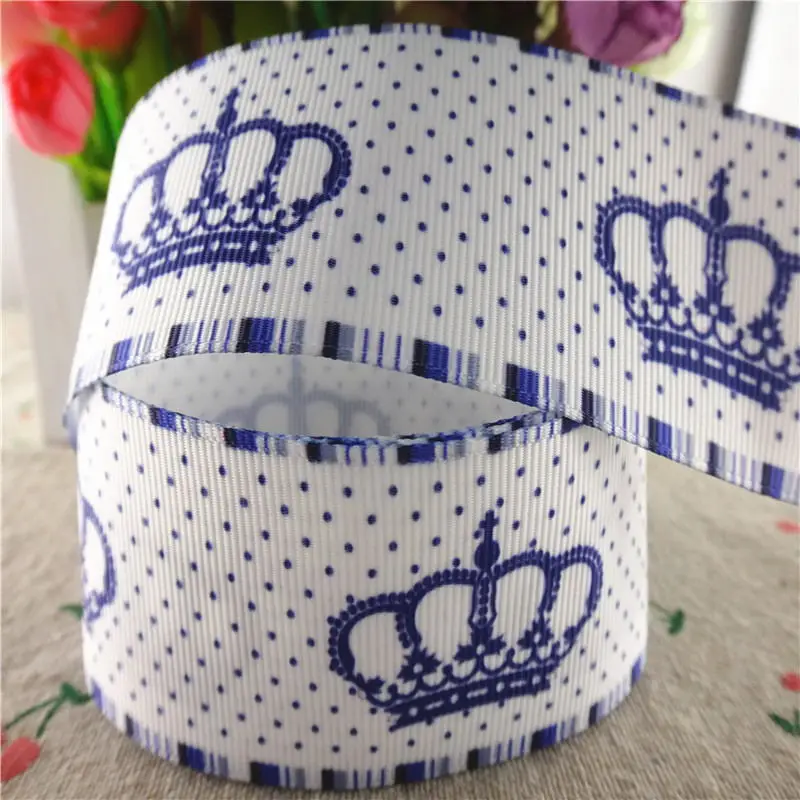 Cartoon Printed Grosgrain Ribbons 5 yards 1" 25mm,1-1/2" 38mm DIY hair bows handmade materials M18091906 ribbon decoration ribbon supplies grosgrain ribbon