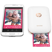 Hp Sprocket портативный фотопринтер для 5*7,6 см(2x3-дюймов) липкая Zink фотобумага легко печатать фотографии в социальных сетях