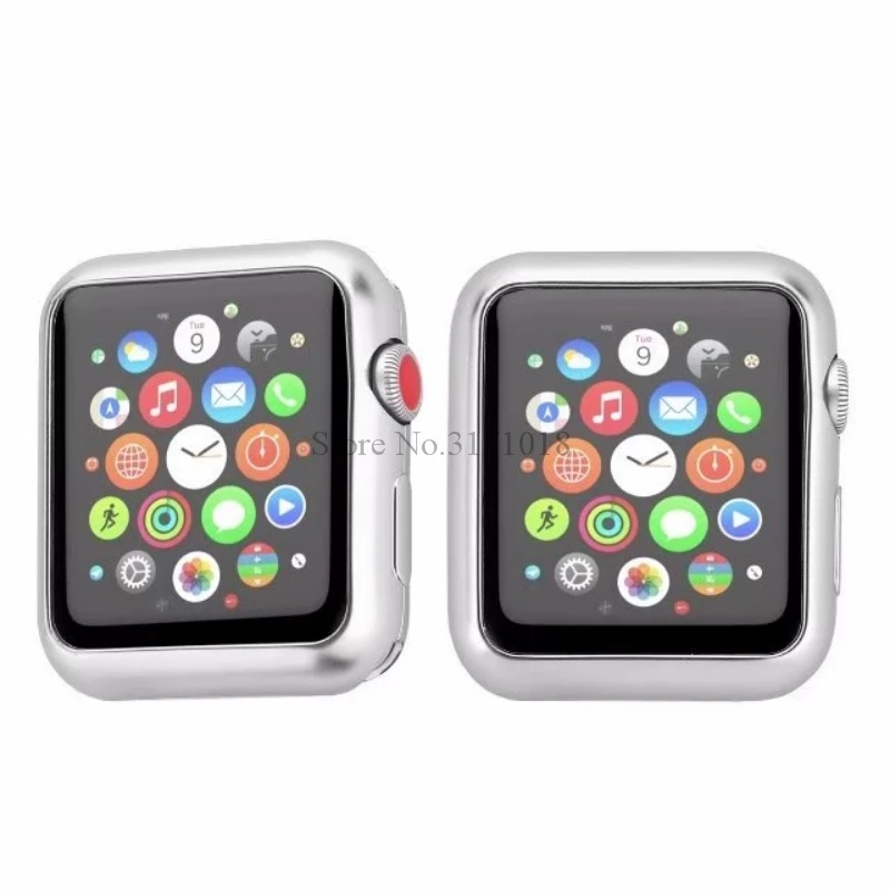 Чехол для часов из мягкого ТПУ для Apple Watch Series 1 2 3 4 5 38 мм 42 мм 40 мм 44 мм защитный чехол для часов s Чехол для iWatch 5 4 3 2 1