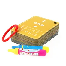 Water Drawing Learning Card With 2 Magic Pen Cool 26pcs/set Painting Card Number Board Coloring Book Educational Drawing Toys Water Drawing Learning Card With 2 Magic Pen Cool 26pcs/set Painting Card Number Board Coloring Book Educational Drawing Toys