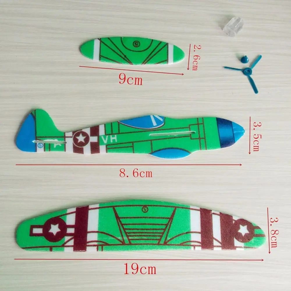 10 шт Горячая полистирол цветные летающие планеры самолеты, вертолет для мальчиков и девочек игрушка подарок на день рождения Детские игрушки случайный цвет
