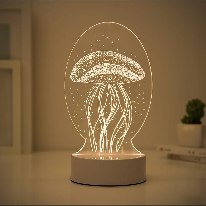USB Desk 3D Lamp Computer USB Gadgets For Office And Home Small Dest