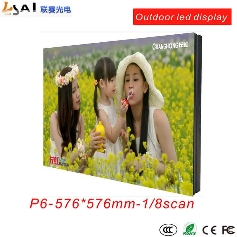 OutdooP6 светодиодный витрина 576*576 мм 1/8 сканирующий дисплей продукты/P10/P8/P5/P4/P3 | Лампы