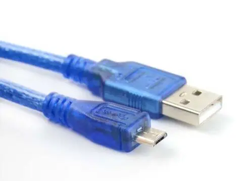 Micro usb V8 cargador azul transparente adaptador de cable de datos micro usb 30cm a carga para cable de teléfono móvil|usb to|to usbcable adapter - AliExpress