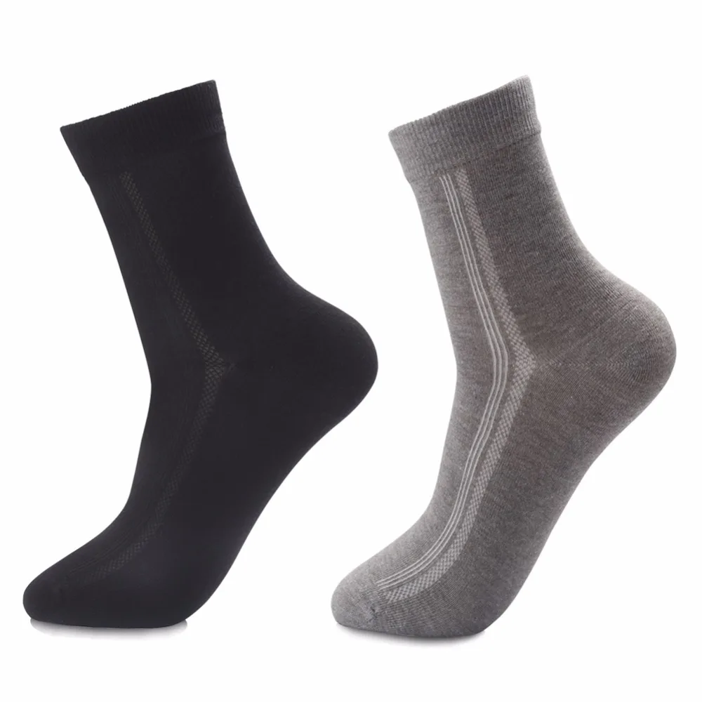 

New Arrival 1 Pair Breathable Mesh Mens Socks Autumn Winter Casual Black Antibacterial Sock Fashion calcetines
