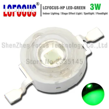 

Super Bright 3W Green 520-525nm High Power LED Chip COB Diode SMD For DIY Spotlight Stage Light Floodlight Landscape Lighting