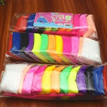 Новинка, волшебный сухой на воздухе слизистый пластилин, пластилин с бесплатными инструментами, детские игрушки в подарок на день рождения