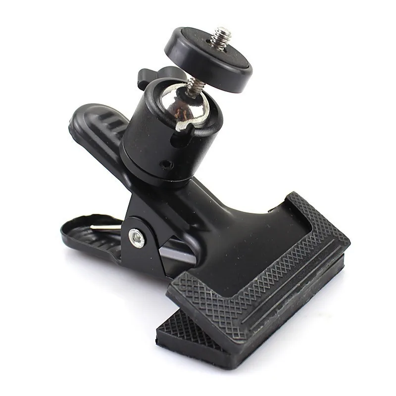 Metal Clip Clamp Grip 1 4 inch Adapter Screw for Camera Tripod Flash Holder Bracket