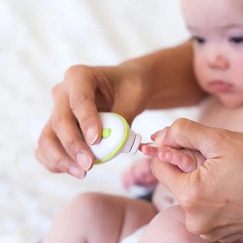 Safe Electric Baby Nail Clipper Cutter Trimmer Baby Scissors Nail Care