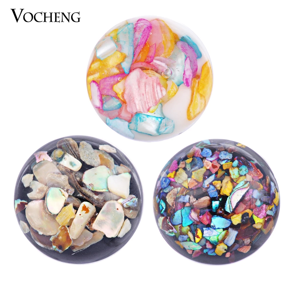 

10PCS/Lot Vocheng 18mm Snap Resin Interchangeable Button Jewelry Vn-499*10