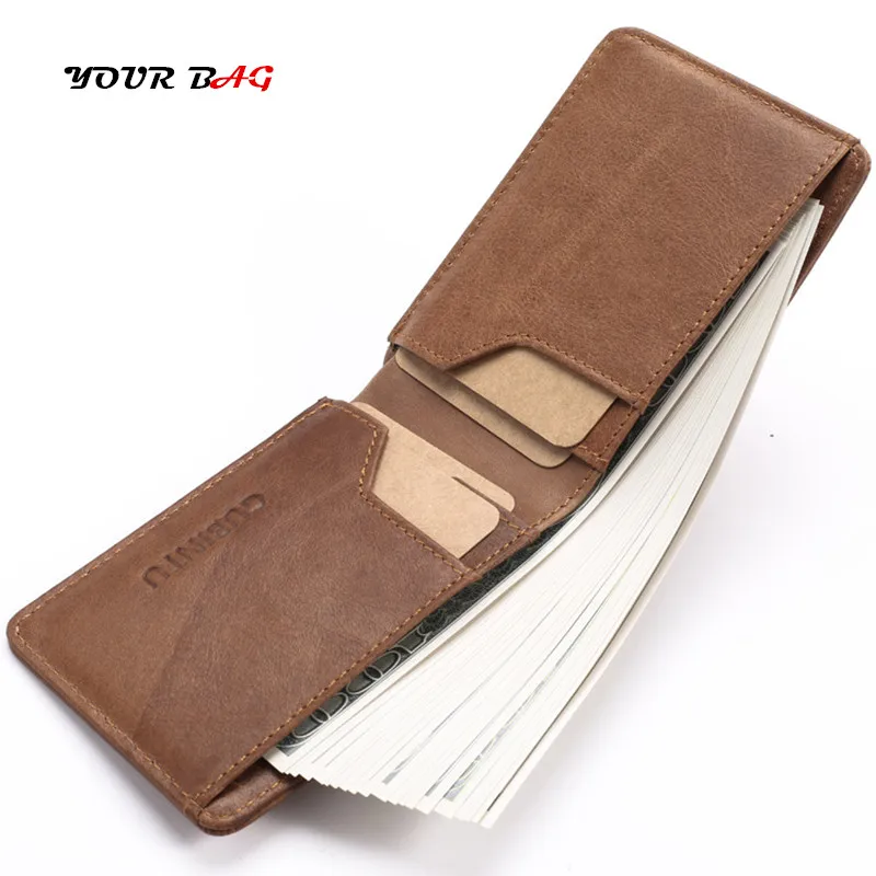 UBAG Men Genuine Leather Wallet Card Holder Short Male Fashion Purse Small Wallets Mini Vintage Soft Thin Money Coin Credit Bag UBAG Men Genuine Leather Wallet Card Holder Short Male Fashion Purse Small Wallets Mini Vintage Soft Thin Money Coin Credit Bag