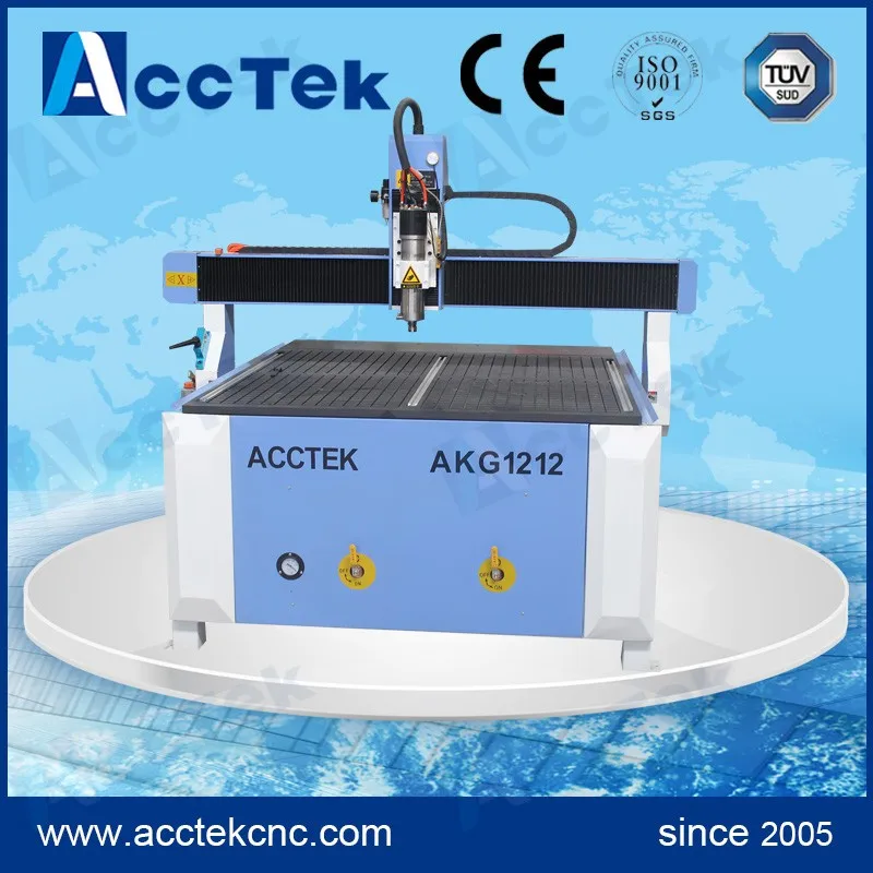 AccTek hot sale cnc wood carving machine AKG1212 with auto