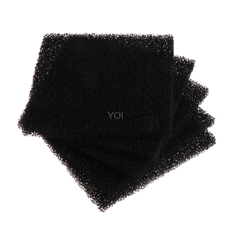

New 5Pcs Universal Black Activated Carbon Foam Sponge Air Filter Impregnated Sheet Pad