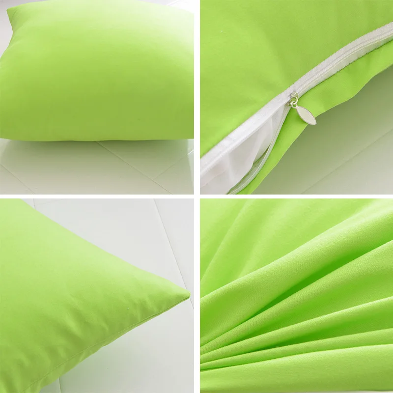 Современные однотонные эластичные декоративные наволочки для подушек, наволочки для дивана, домашний декор 40x40 см