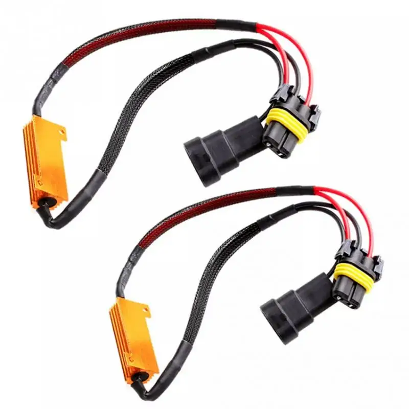 H7 Headlight Load Resistor LED Canbus Fog font b Lamps b font Decoder Error Warning Resistance