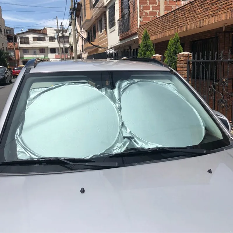

Car Front Rear Windshield Sunshade Cover Reflective Car Windscreen Sun Shade Foldable Sunshade UV Blind Visor Protector