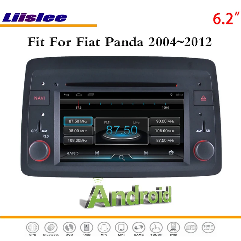 Liislee автомобильное мультимедиа андроид для Fiat Panda 2004~ 2012-стерео радио видео аудио CD dvd-плеер gps NAV NAVI навигационная система