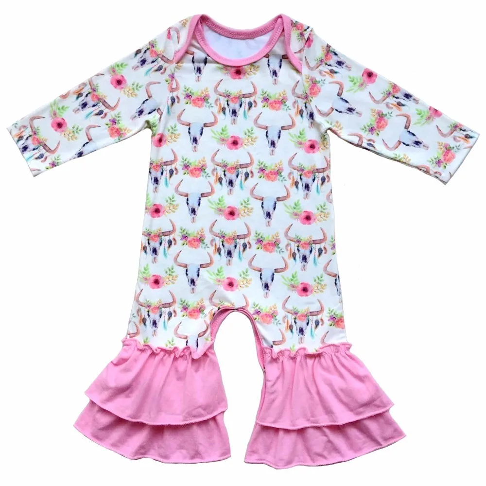 Vintage Newborn Baby Romper Baby Girl Long Sleeve Jumpsuit,Infant