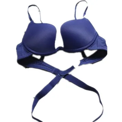 Сексуальный женский бюстгальтер с глубоким вырезом и эффектом пуш-ап, дизайнерский невидимый бюстгальтер-трансформер, подходит для бюстгальтера с открытой спиной - Цвет: blue