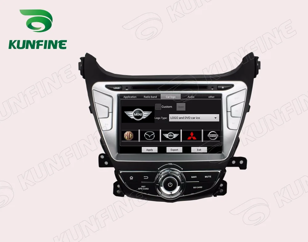 Car dvd GPS Navigation player for elantra 2014 8 inch C