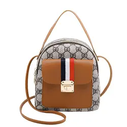 Новый Дизайнерский Модный женский рюкзак мини Мягкий сенсорный многофункциональный маленький рюкзак женская сумка на плечо кошелек для