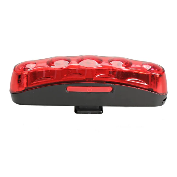 Cheap Bicycle Back Rear Shock Light Taillight Bike LED Strip Lamp Waterproof Mountain Rear Shock Bike MTB Safety Warning Rear Light 5