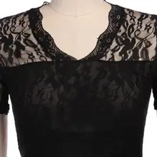 2017 Summer Dress Women Hollow Out Slim Lace Stretch Dresses V-Neck Short Sleeve Party dress Pencil Bodycon Bandage Mini vestido