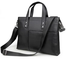 2016 New Arrival 100% Leather Briefcases Men’s Cow Leather Messenger Shoulder Bag Handbags 7329