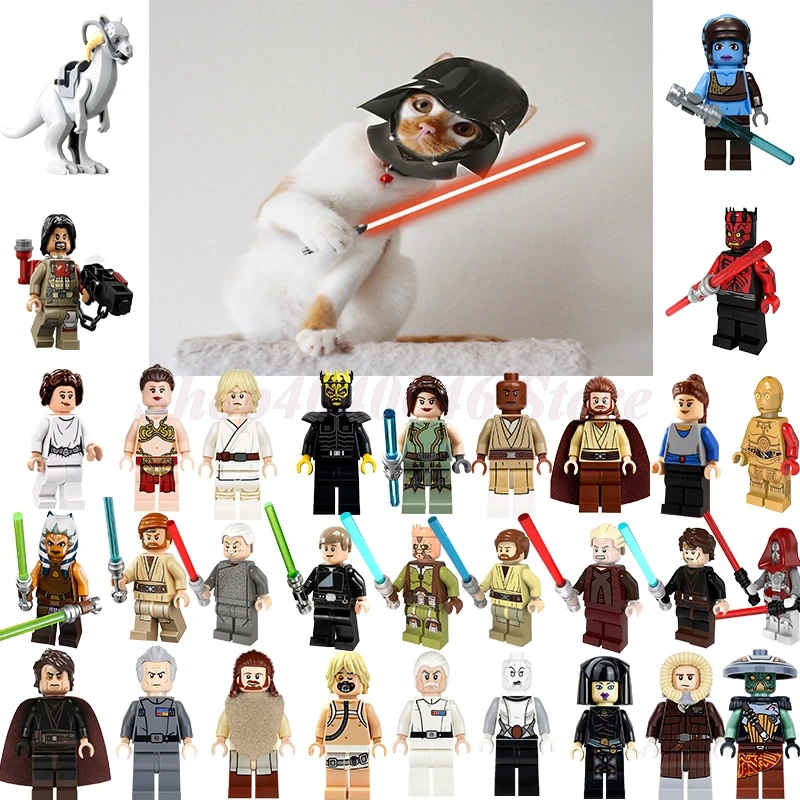 

For Legoing Star Wars figures Set Building Block Maul palpatine Princess Leia Orson starwars War Figurine Legoing Toy for child