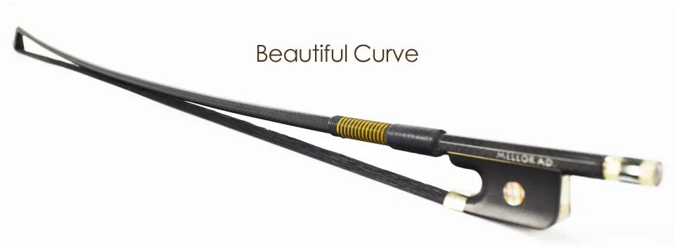 Черный конский волос текстурированный углеродного волокна виолончель лук громкий дикий тон легче канифоль более прочный меллор расширенный уровень A2C аксессуары