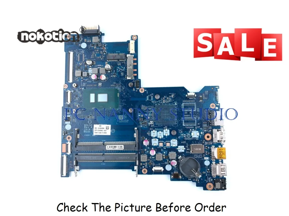 PCNANNY 854946-601 854946-001 BDL50 LA-D704P для hp 15-AY Материнская плата ноутбука i3-6100U 2 3 ГГц