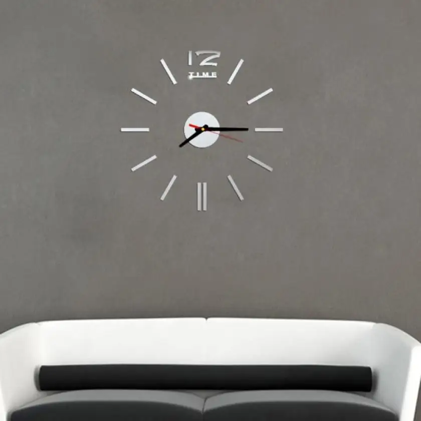Wall Clock Table Clock Mini Modern DIY Wall Clock 3D Sticker Design Home Office Room Decor 5.30