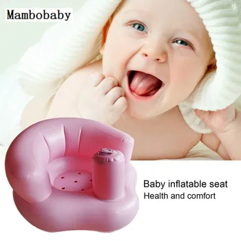 

Kids Bath Seat Chair Baby Inflatable Sofa Pink Green Baby Chair Dining Pushchair Infant Portable Play Game Mat Sofas Learn Stool