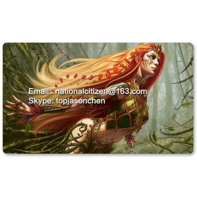 

Many Playmat Choices - Naya Battlemage - MTG Board Game Mat Table Mat for Magical Mouse Mat the Gathering