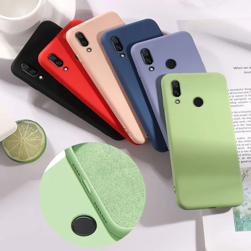 Чехол из мягкого ТПУ для Huawei Y9 Y5 Y7 Y6 2019 Honor 10 9 Lite V9 V10 8X P Smart Plus|Бамперы| |