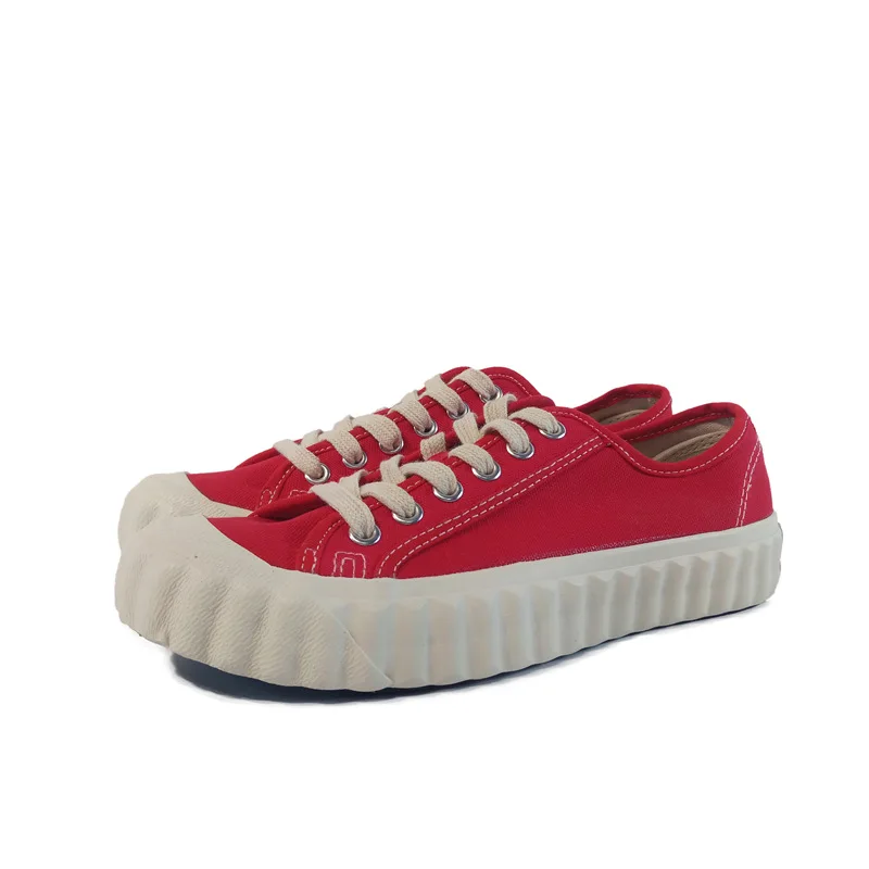 JINBEILEE New Women's  Skateboard Shoes with Wavy Toe Breathable Wearable Wild Sports Casual Canvas Shoes Women