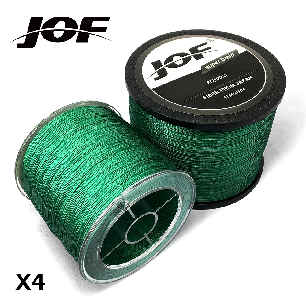 4 Strands 1000M 500M 300M 150M 100M PE Green Braided Fishing Line Sea