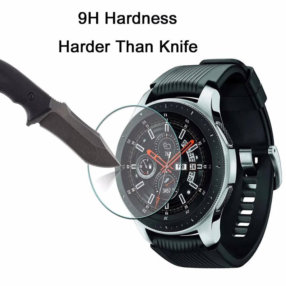 Закаленное стекло твердостью 9H для Samsung Galaxy Watch Band 42 мм 46 SM R810/R800 защита экрана от
