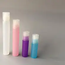 20 шт./лот, 3 мл, 5 мл, 8 мл, 10 мл, пустая роликовая бутылка для духов, пластиковый контейнер для жидкие масла, многоразовые держатели для бутылок, Новинка