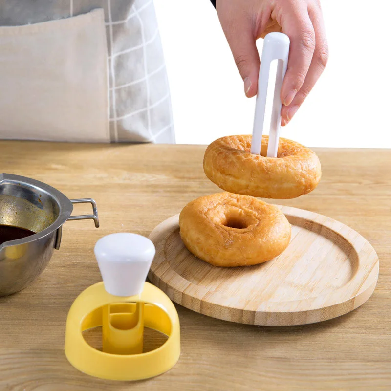 1 шт. форма для пончиков с зажимом DIY Пирог Печенье Хлеб десерты хлебобулочные резак рамка молд, аксессуары для выпечки машинка для пончиков